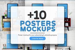 Posters, Frames Mockups V.2 Product Image 1