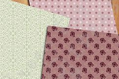 Vintage Floral Digital Papers Product Image 5