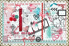 Love Is In The Air 135 Elements/Clipart  Product Image 1