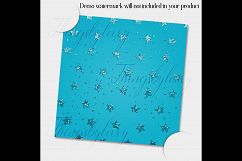 16 Blue Glitter Christmas Printable Digital Papers 12 inch Product Image 3