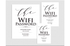 Wifi Password sign Product Image 3