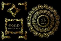 Gold frames, wreaths, corners Product Image 1
