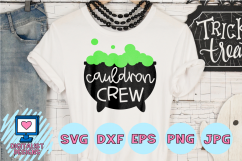 halloween, cauldron crew, witch, svg Product Image 2