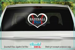 Baseball Fans/Family Hearts Bundle - Vector Cut Files - SVG Product Image 4
