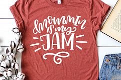 Mommin&#039; Is My Jam SVG DXF, Momlife SVG, #momlife SVG Product Image 1