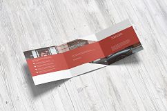 Square Trifold Brochure Mockup Product Image 3