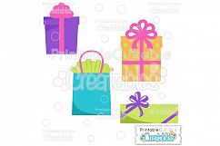Birthday Presents SVG Cut File &amp; Clipart
