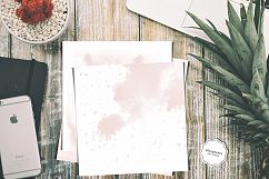 Blush Watercolor Washes Backround Product Image 3