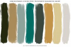 Brush Strokes, Digital Brush Strokes Product Image 2