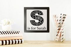 Floral Mandala Alphabet  Product Image 4