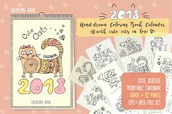 Coloring book calendar 2018 Product Image 1