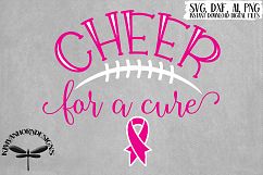 Cheer For A Cure, Football, Breast Cancer Awareness Product Image 1