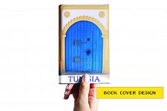 Ornate Archway and Blue Door Tunisia Street Scene Product Image 3