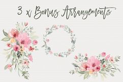 Watercolor Floral Clipart - Blooming Spring Product Image 2