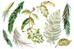 Hand Drawn watercolor Forest Product Image 8