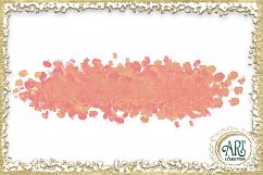 Brush Strokes in Blooming Dahlia - Pink Glitter - Digital Clipart 30 of beautiful PNG files Product Image 2