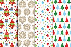 Christmas Digital Paper Pack / Christmas Background / Scrapbooking / Card Making / Patterns / Printables Product Image 2