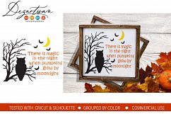 There is magic in the night when pumpkins SVG DXF Cut File Product Image 1