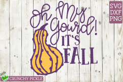 Oh My Gourd It&#039;s Fall SVG Product Image 2