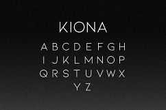 Kiona - A modern font Product Image 12