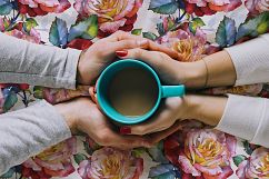 Realistic watercolor red roses PNG set Product Image 2