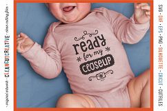 Ready for my Closeup! baby design - SVG DXF EPS PNG - Cricut and Silhouette - clean cutting files Product Image 2