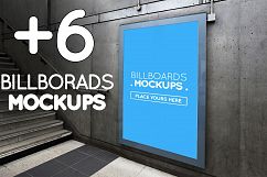 Subway Billboards Mockups Vol.4 Product Image 1