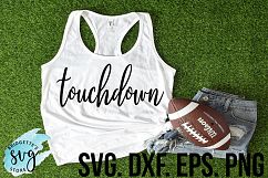 Touchdown SVG DXF EPS PNG File Product Image 1