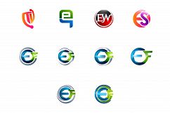 Modern and elegant business logos set Product Image 1