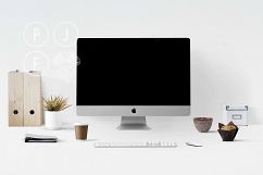 computer mockup &amp; desk mockup bundle Product Image 8
