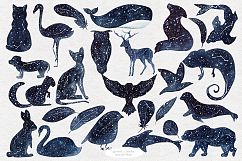 Star animals clipart &amp; patterns Product Image 2