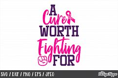 Breast Cancer SVG Bundle, Cancer Awareness, Ribbon, Designs Product Image 10