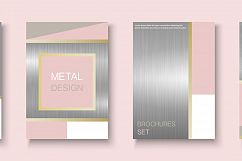 Brochure set, trendy mettalic design Product Image 4