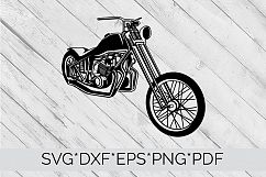 Harley Davidson Motorcycle SVG Cutting File  Product Image 2