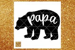Papa Bear, Papa Bear Svg, Papa Bear Svg Files, Papa Bear Svg Files for Cricut, Papa Bear Svg Bear Family, Svg Files, Bear Svg, Dad Svg, Dad Product Image 1