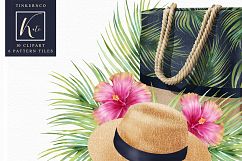 Tropical Travel Fashion Girl for bloggers and planners Product Image 7