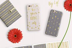 Pink Gray Digital Paper Pattern Pack - seamless tiling Product Image 2