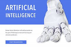 Robot Showcase PowerPoint Template Product Image 2