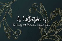 Golden Autumn Berries - Wedding set Product Image 2