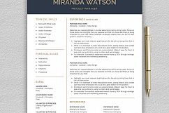 Resume Template for Word / CV Template / Professional Resume Product Image 4