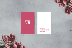 Vertical Business Card Mockup Product Image 3