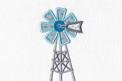 African Windmill Appliqué Machine Embroidery Download Product Image 4