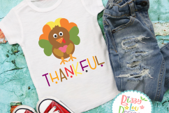 Turkey Thankful SVG DXF EPS PNG JPEG - cutting file Product Image 2