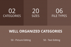 100 Photo &amp; Text Editing Flat Greyscale Icons Product Image 3