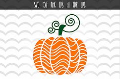 Thanksgiving Pumpkin SVG Product Image 1