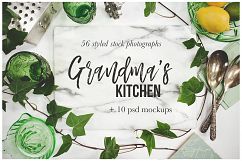 Grandma&#039;s Kitchen Stock Photography Bundle Product Image 1