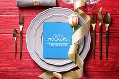 Reserve Card, Menu Mockups Product Image 3