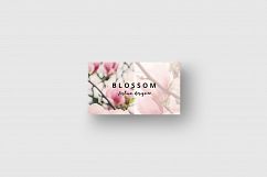 Business card template with flowers – vintage style Product Image 4
