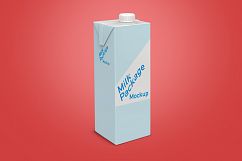 Milk Tetra Package Mockup Product Image 1