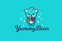 Yummy Bear Cute Logo Product Image 1